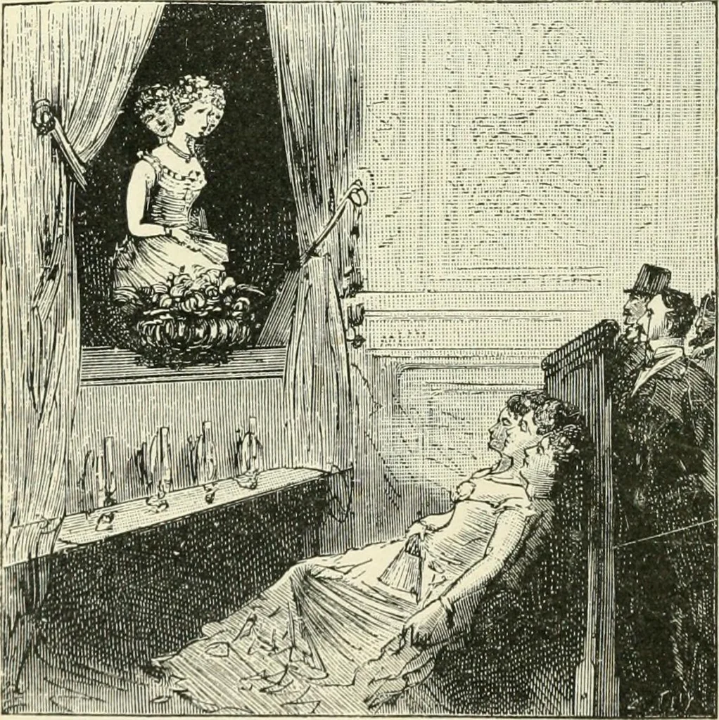 An illustration from Magic; stage illusions and scientific diversions, including trick photography, 1897, leaf 77