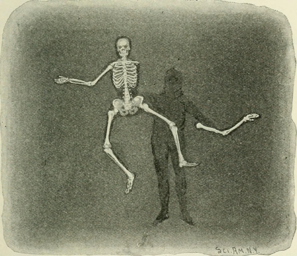An illustration from Magic; stage illusions and scientific diversions, including trick photography, 1897, leaf 84