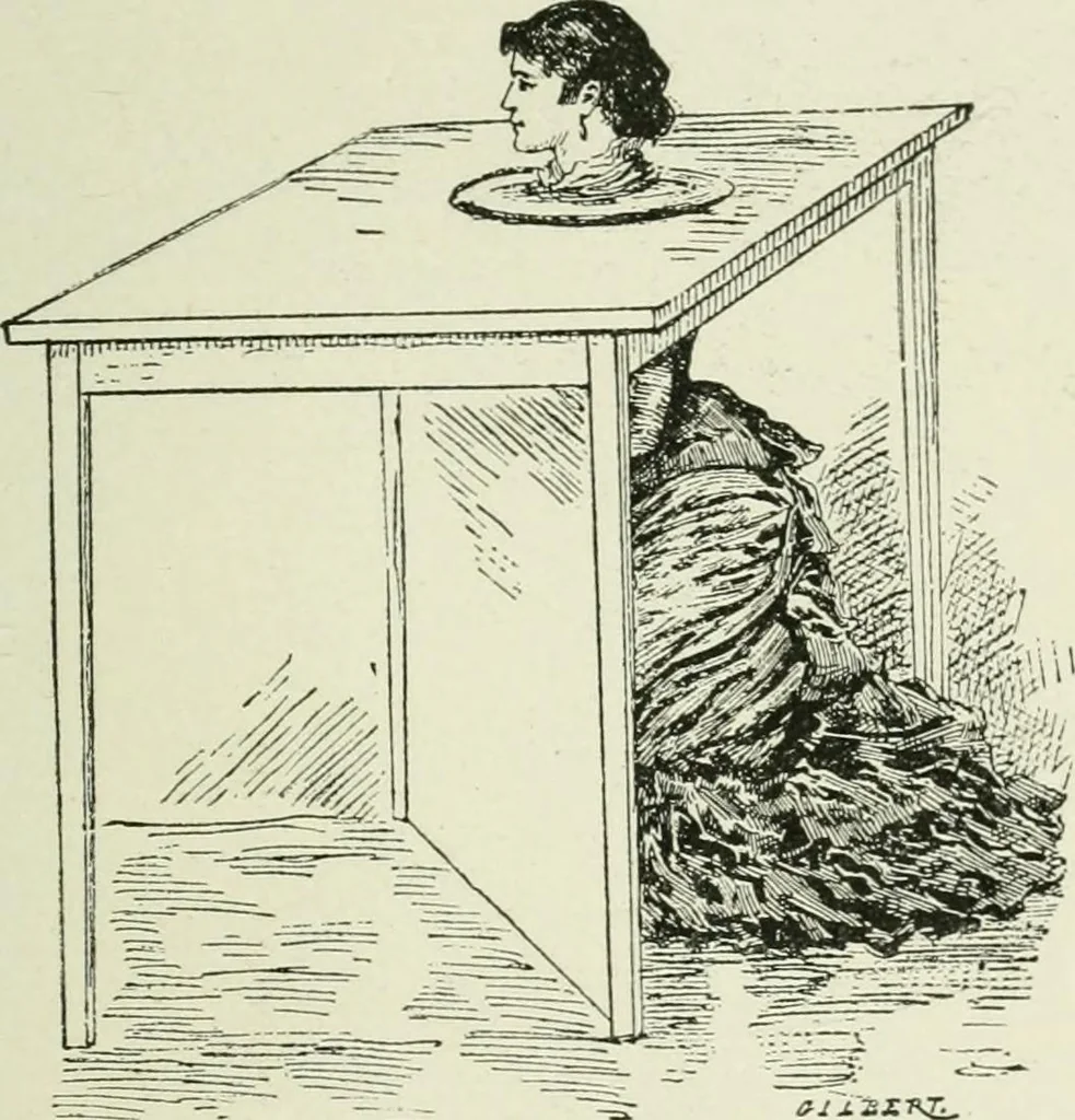 An illustration from Magic; stage illusions and scientific diversions, including trick photography, 1897, leaf 86