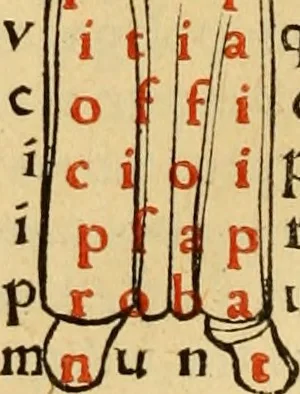 An illustration from Magnencij Rabani Mauri De laudib[us] sancte Crucis opus erudicione versu prosaq[ue] mirificum, 1503, leaf 41