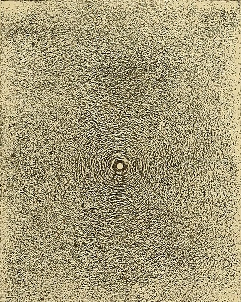 An illustration from Magnetische Kraftfelder : die Erscheinungen des Magnetismus, Elektromagnetismus und der Induktion dargestellt auf Grund des Kraftlinien-Begriffe, 1905, leaf 122