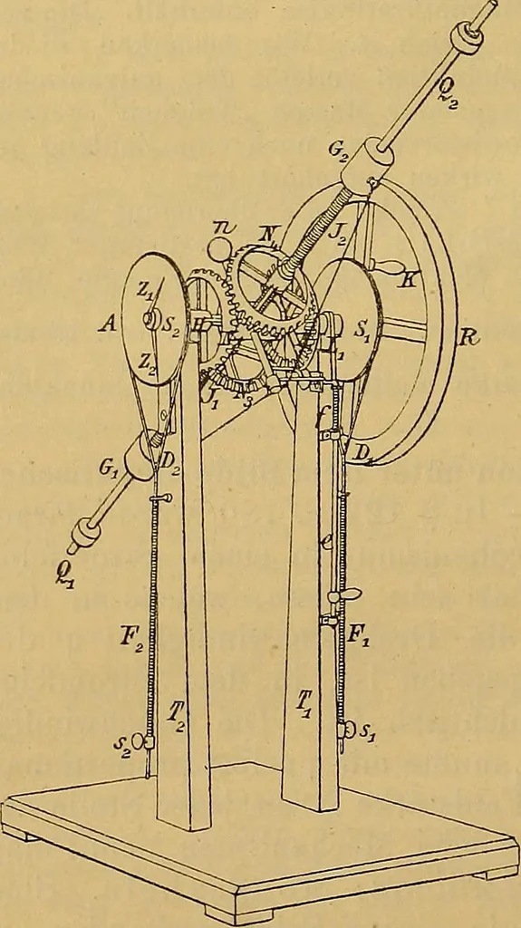 An illustration from Magnetische Kraftfelder : die Erscheinungen des Magnetismus, Elektromagnetismus und der Induktion dargestellt auf Grund des Kraftlinien-Begriffe, 1905, leaf 333