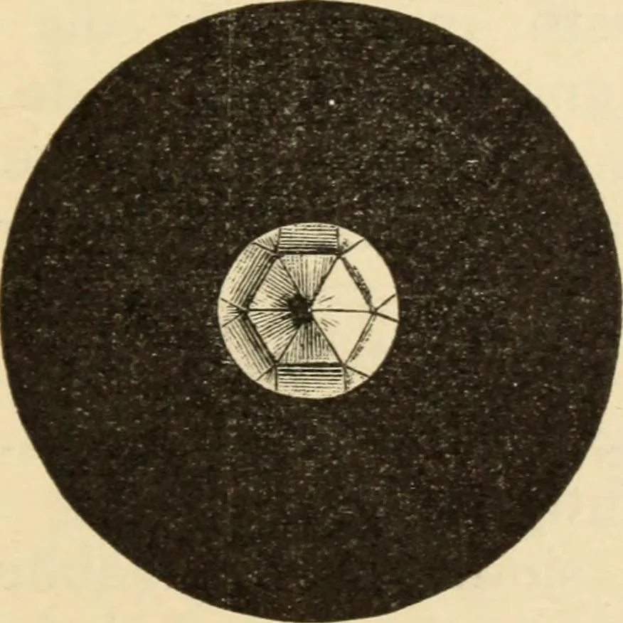 An illustration from Magnetismus und Hypnotismus; eine Darstellung dieses Gebietes, mit besonderer Berücksichtigung der Beziehungen zwischen dem mineralischen Magnetismus, dem sogenannten thierischen Magnetismus und dem Hypnotismus, 1895, leaf 114