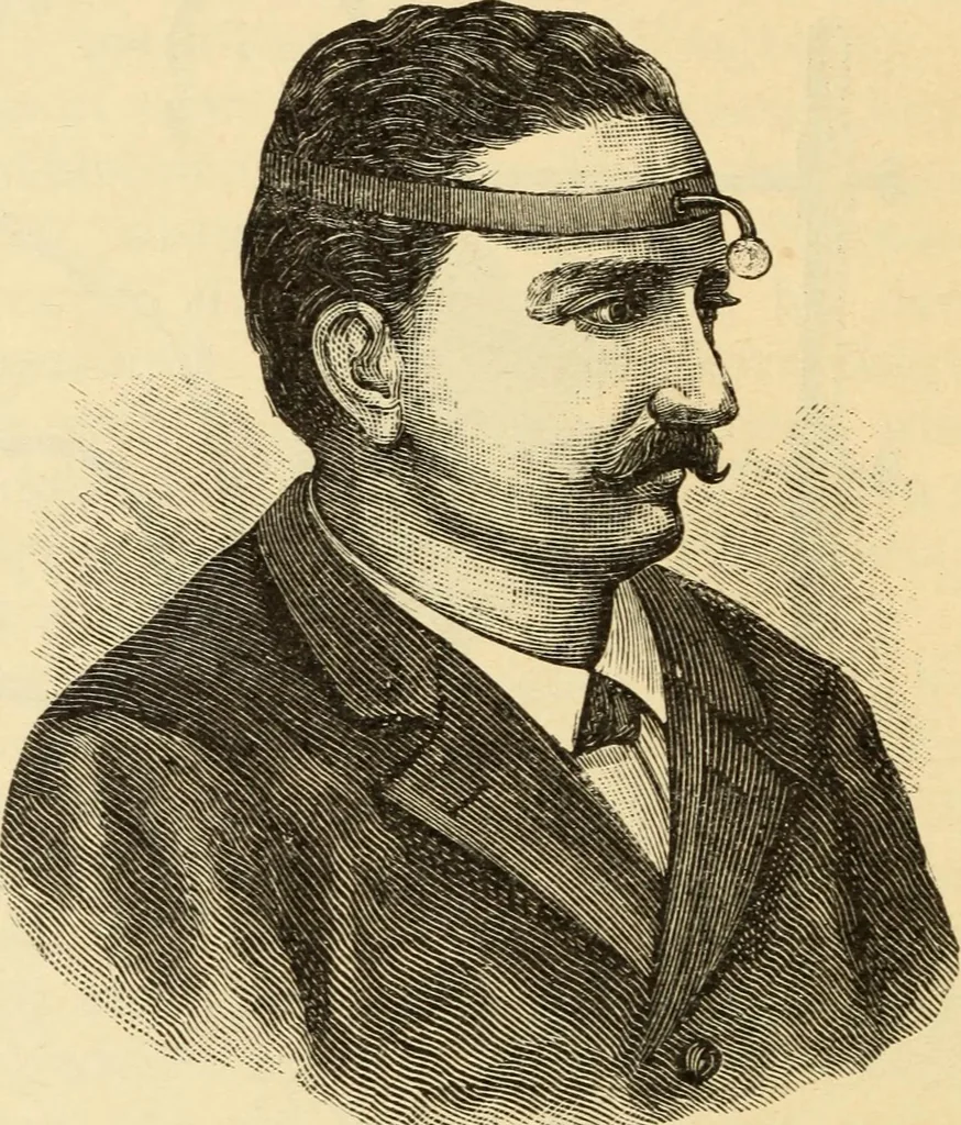 An illustration from Magnetismus und Hypnotismus; eine Darstellung dieses Gebietes, mit besonderer Berücksichtigung der Beziehungen zwischen dem mineralischen Magnetismus, dem sogenannten thierischen Magnetismus und dem Hypnotismus, 1895, leaf 117