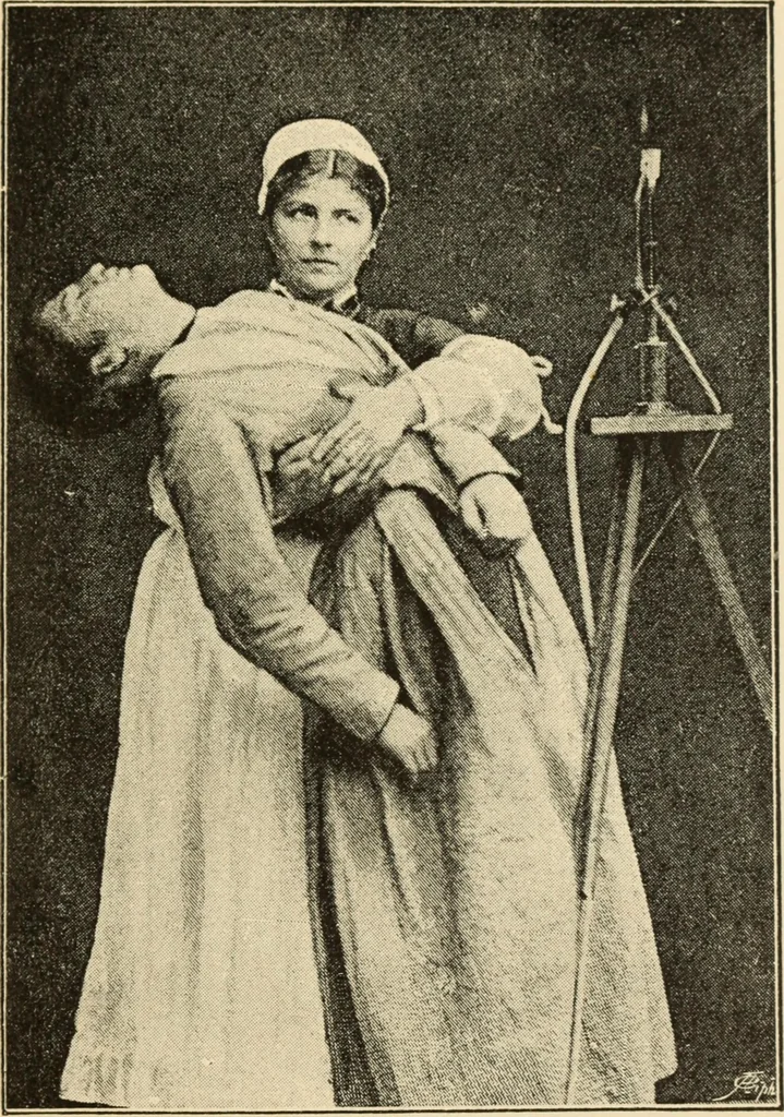 An illustration from Magnetismus und Hypnotismus; eine Darstellung dieses Gebietes, mit besonderer Berücksichtigung der Beziehungen zwischen dem mineralischen Magnetismus, dem sogenannten thierischen Magnetismus und dem Hypnotismus, 1895, leaf 162