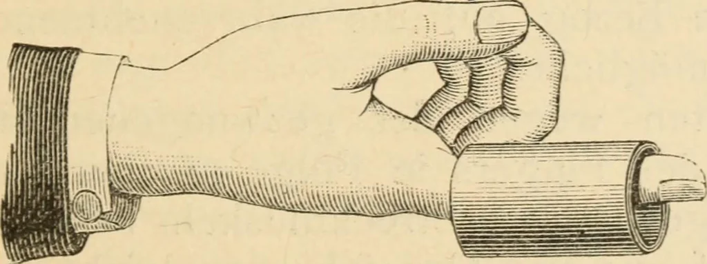 An illustration from Magnetismus und Hypnotismus; eine Darstellung dieses Gebietes, mit besonderer Berücksichtigung der Beziehungen zwischen dem mineralischen Magnetismus, dem sogenannten thierischen Magnetismus und dem Hypnotismus, 1895, leaf 86