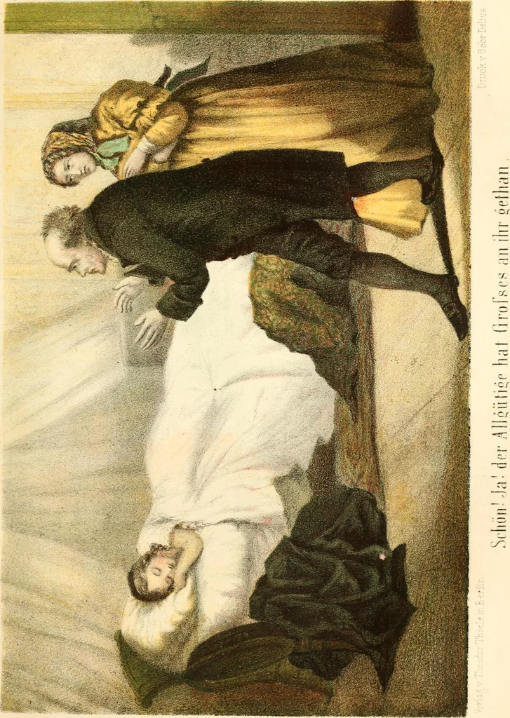 An illustration from Magnetismus und Mesmerismus, oder Physische und geistige Kräfte der Natur, 1862, leaf 582