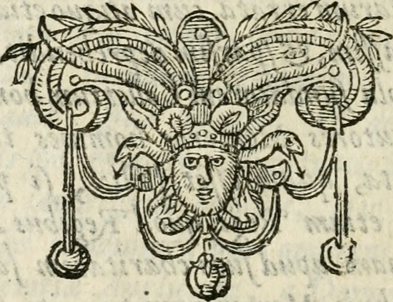 An illustration from The magnificent entertainment : giuen to King Iames, Queene Anne his wife, and Henry Frederick the prince, vpon the day of his Maiesties tryumphant passage (from the Tower) through his honourable citie (and chamber) of London, being the 15. of March 1603 : as well by the English as by the strangers, vvith the speeches and songes, deliuered in the seuerall pageants, 1604, leaf 63