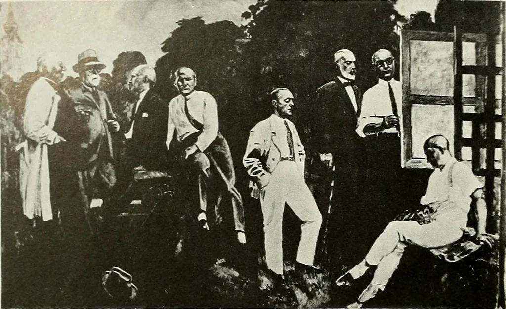 An illustration from A Magyarországi művészet története, 1900, leaf 125