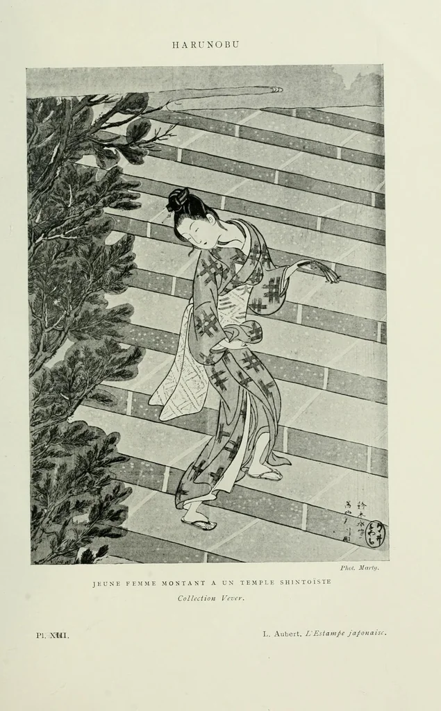 An illustration from Les maîtres de l'estampe japonaise .., 1914, leaf 165