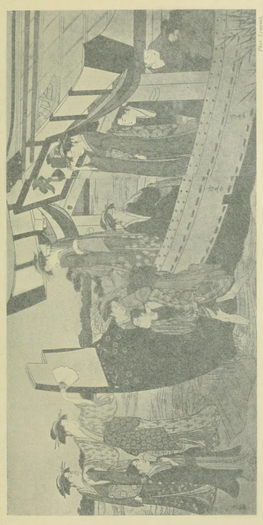 An illustration from Les maîtres de l'estampe japonaise .., 1914, leaf 195