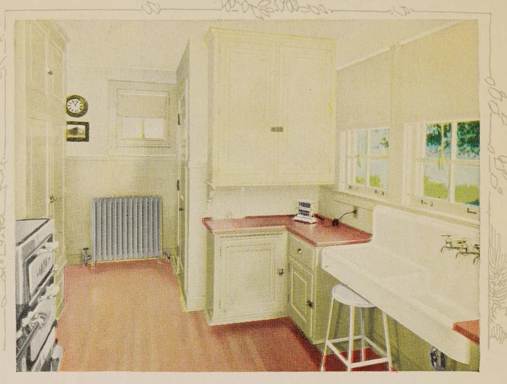 An illustration from Make yours the home beautiful, 1920, leaf 12
