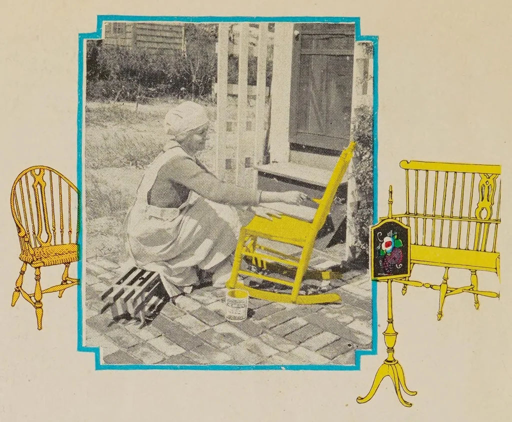 An illustration from Make yours the home beautiful, 1920, leaf 14