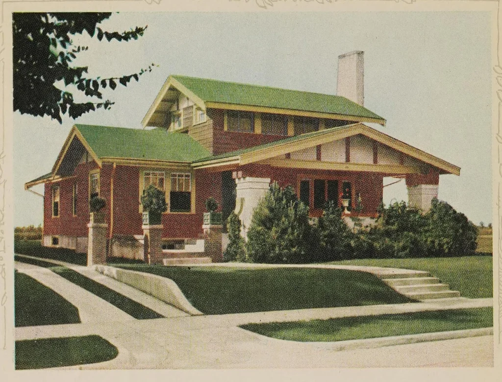 An illustration from Make yours the home beautiful, 1920, leaf 6