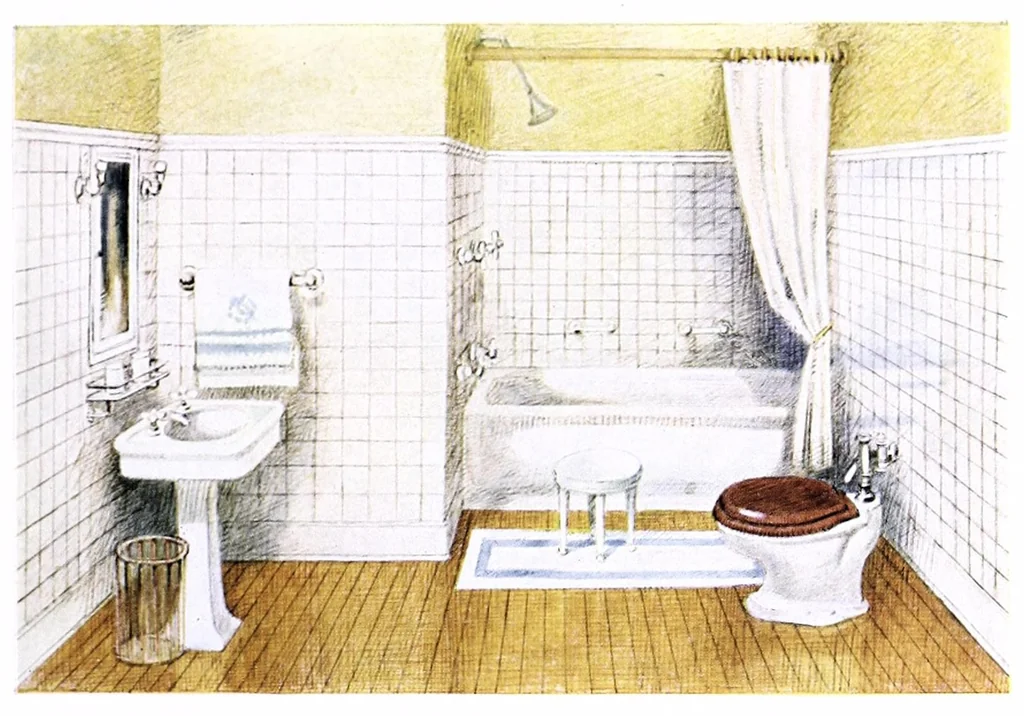 An illustration from Making home homelike : a hand-book on ways and means of decorating and beautifying the home., 1920, leaf 27