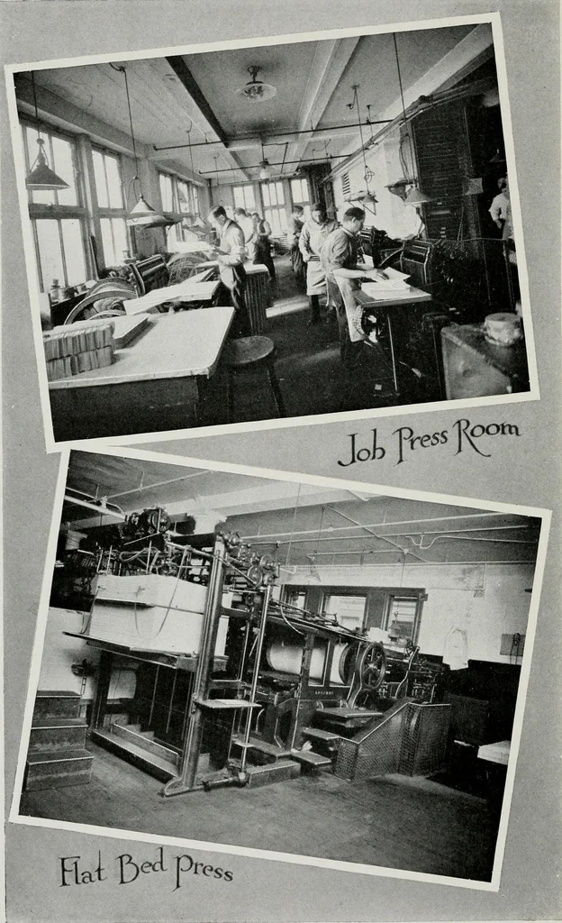 An illustration from The making of a book, 1915, leaf 15