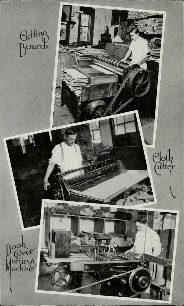 An illustration from The making of a book, 1915, leaf 27