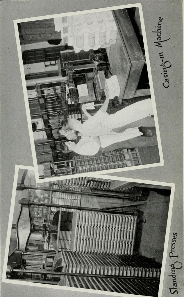 An illustration from The making of a book, 1915, leaf 31