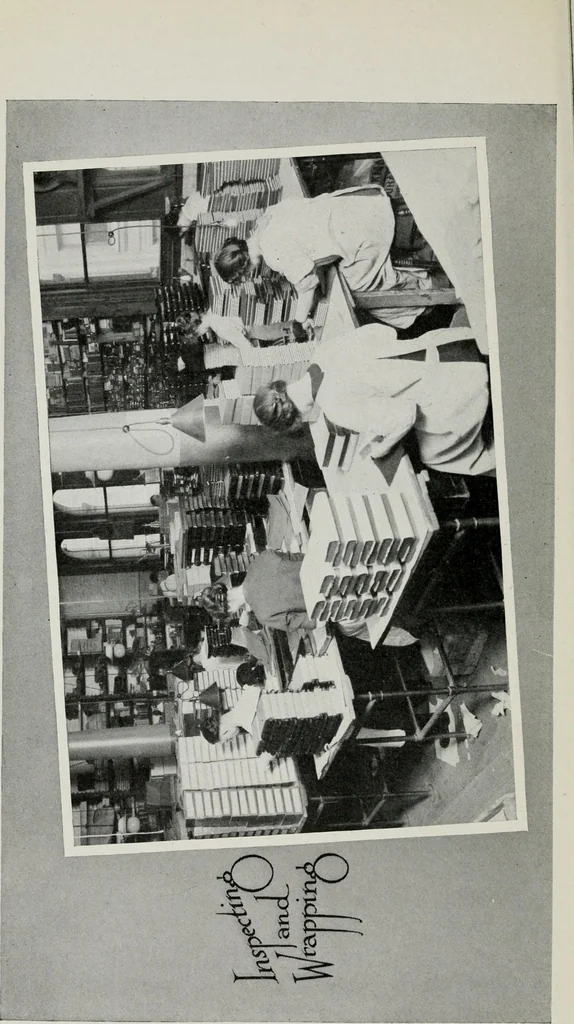An illustration from The making of a book, 1915, leaf 33