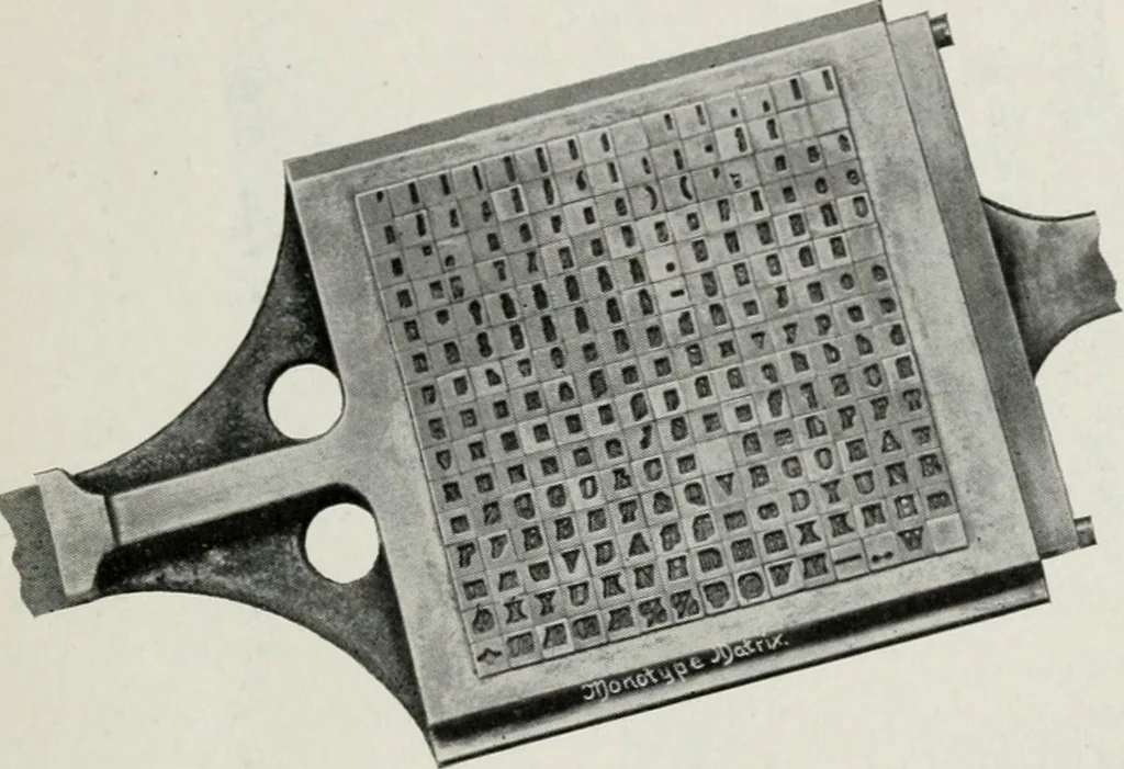 An illustration from The making of a book, 1915, leaf 4
