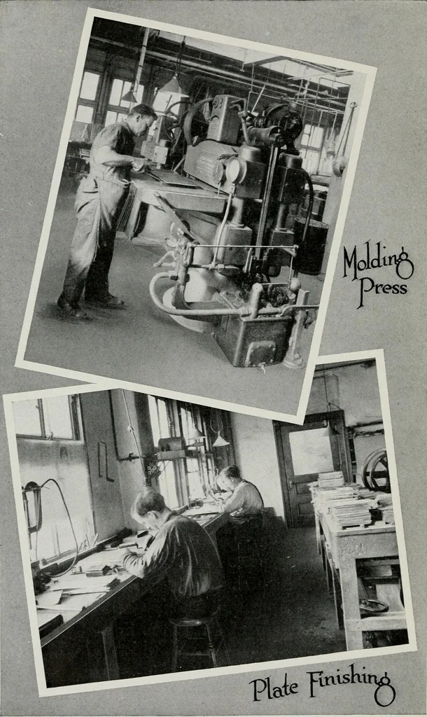 An illustration from The making of a book, 1915, leaf 9