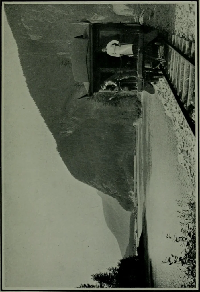 An illustration from The making of a great Canadian railway ; the story of the search for and discovery of the route, and the construction of the nearly completed Grand Trunk Pacific Railway from the Atlantic to the Pacific, with some account of the hardships and stirring adventures of its constructors in unexplored country, 1912, leaf 326