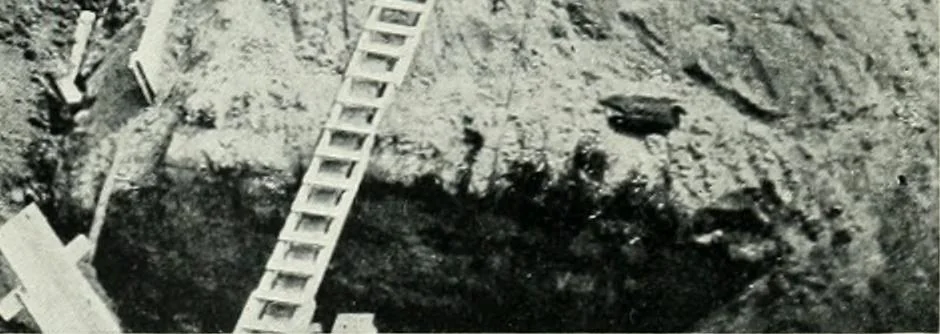 An illustration from The making of a great Canadian railway; the story of the search for and discovery of the search for and discovery of the route, and the constru ction of the nearly completed Grand trunk Pacific railway from the Atlantic to the Pacific, with some account of the hardships and stirring adventures of its constructors in unexplored country, 1912, leaf 374