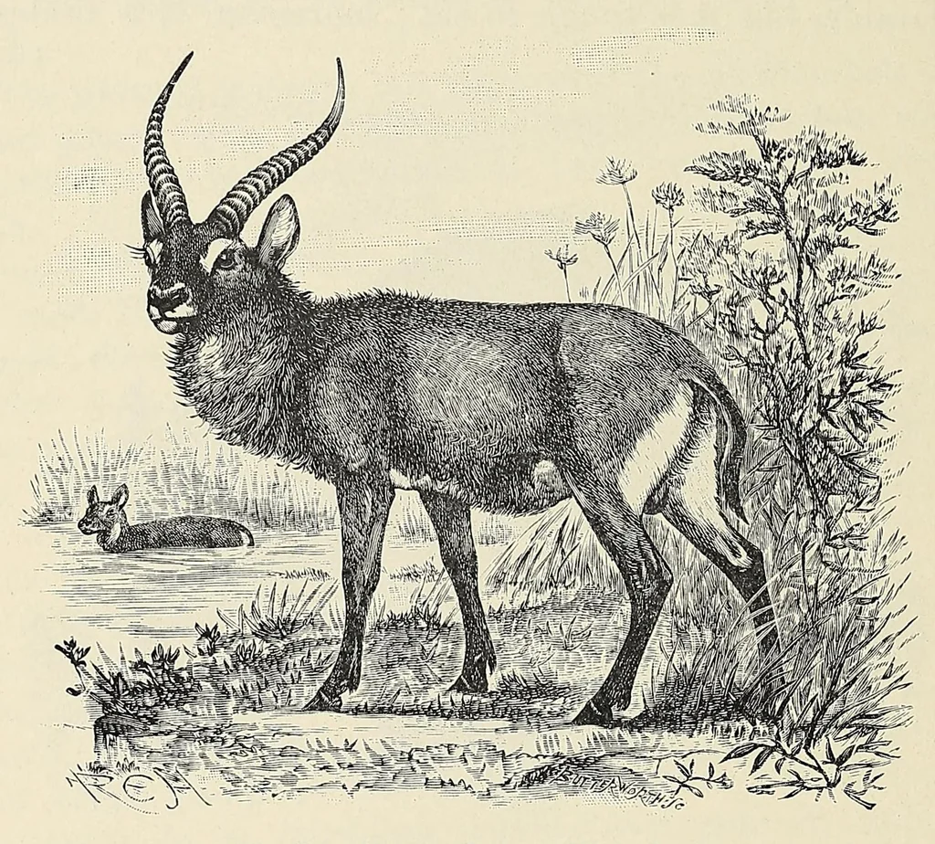 An illustration from Man and beast in eastern Ethiopia : from observations made in British East Africa, Uganda, and the Sudan, 1911, leaf 202