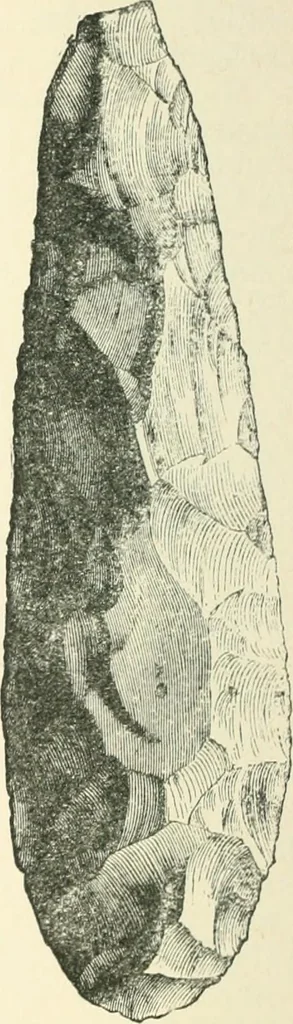 An illustration from Man before metals, 1902, leaf 111