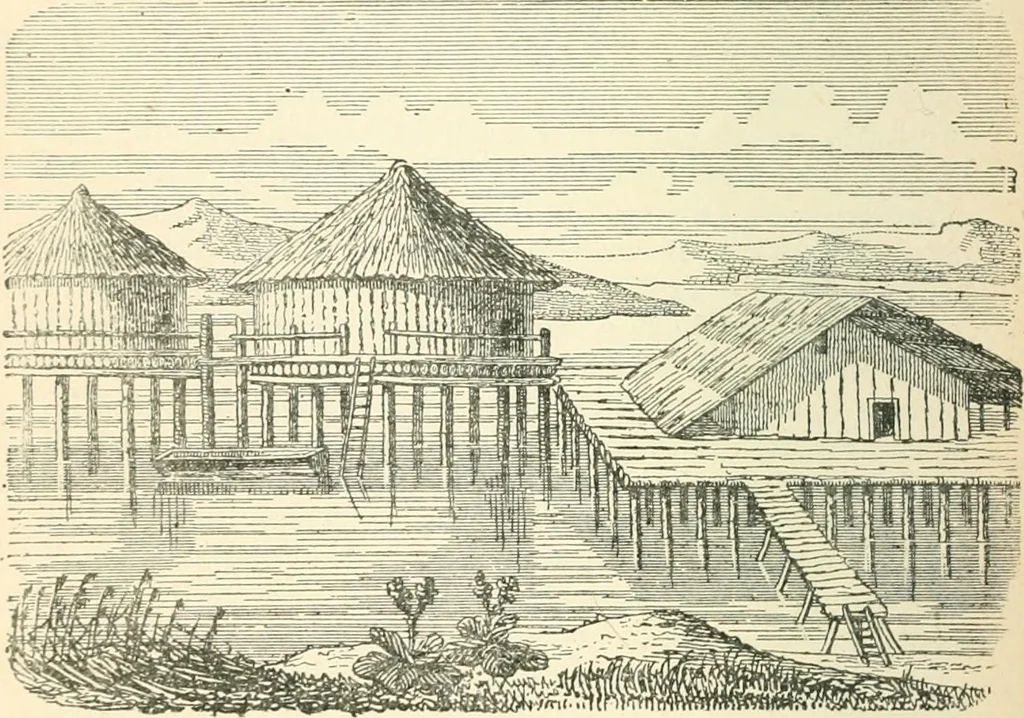 An illustration from Man before metals, 1902, leaf 117