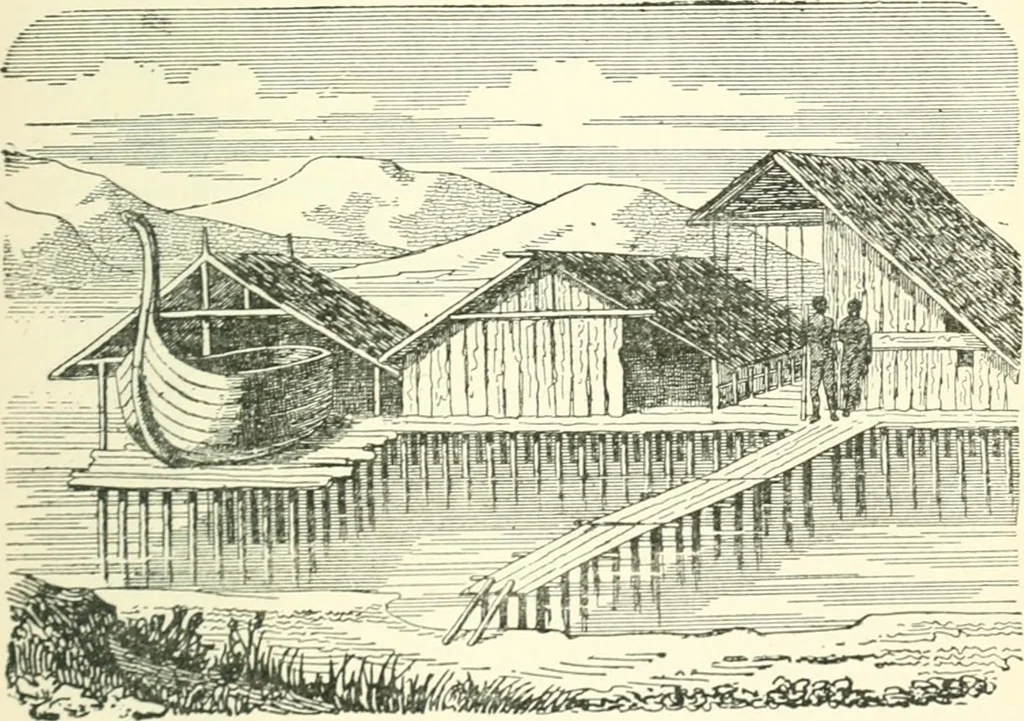 An illustration from Man before metals, 1902, leaf 134