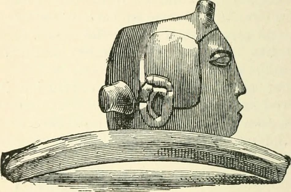 An illustration from Man before metals, 1902, leaf 183