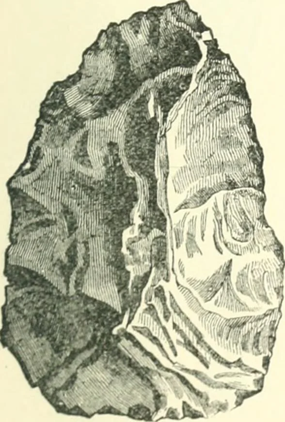 An illustration from Man before metals, 1902, leaf 236