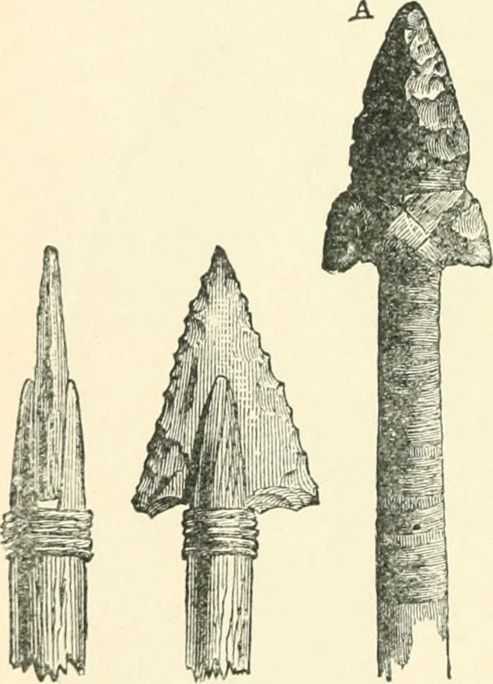 An illustration from Man before metals, 1902, leaf 237