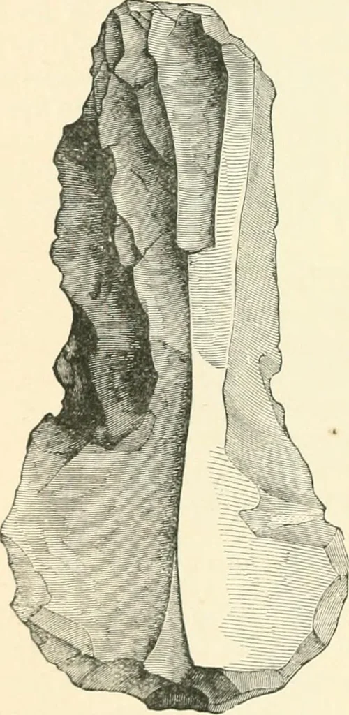 An illustration from Man before metals, 1902, leaf 257
