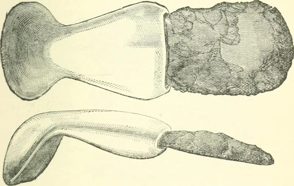 An illustration from Man before metals, 1902, leaf 258