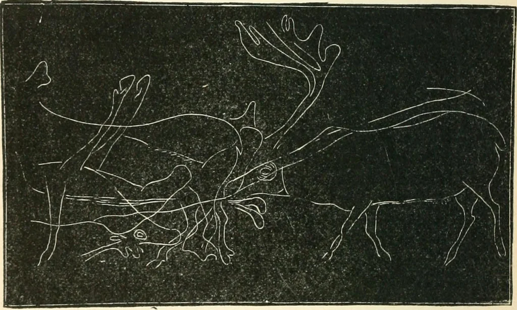 An illustration from Man before metals, 1902, leaf 301