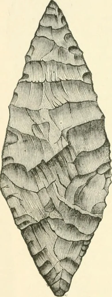 An illustration from Man before metals, 1902, leaf 81