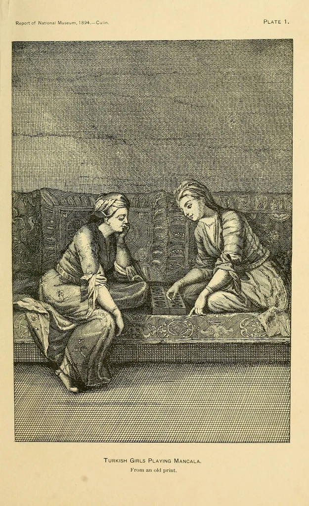 An illustration from Mancala : the national game of Africa, 1896, leaf 11