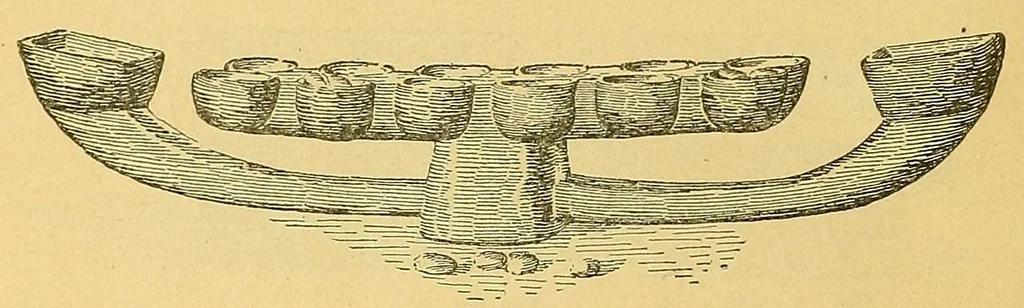 An illustration from Mancala : the national game of Africa, 1896, leaf 14