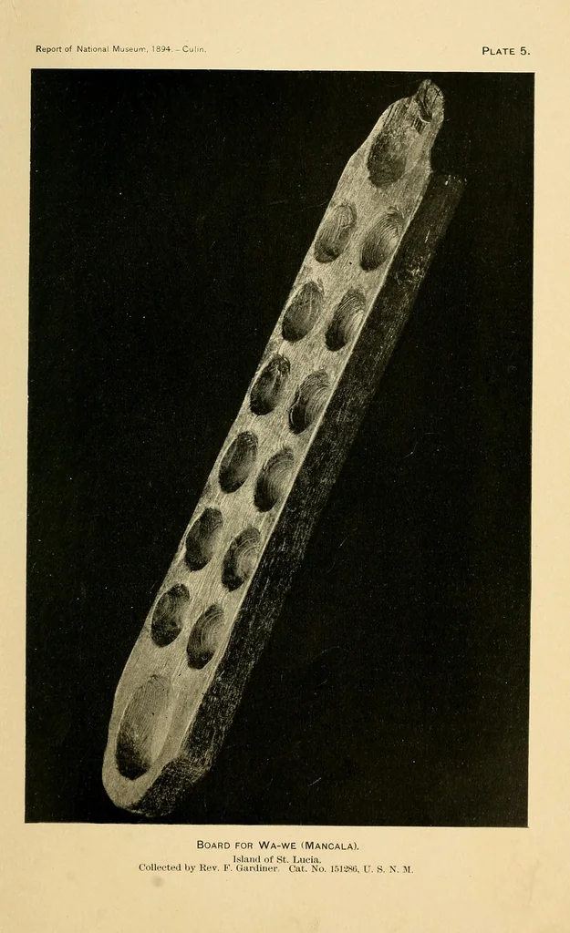 An illustration from Mancala : the national game of Africa, 1896, leaf 25