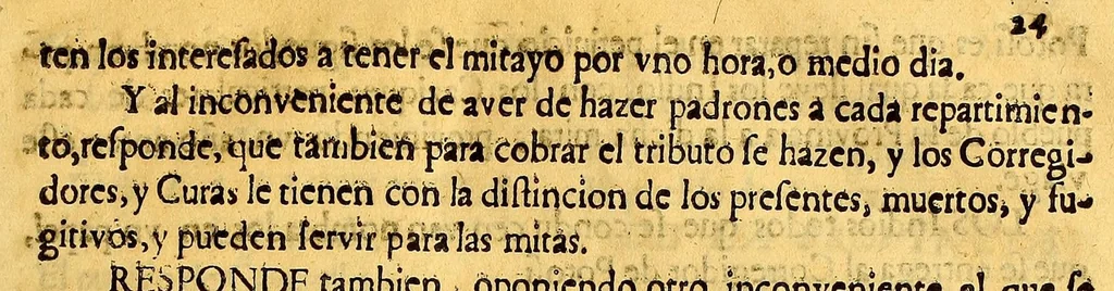 An illustration from Mandó que se imprimiesse este escrito el Excelentmo. senor Conde de Alva de Aliste, y de Villaflor, grande de Castilla: virrey destos Reynos del Peru. En la Iunta, que se ha formado, por cedula de Su Magestad, de 216. de setiembre de 1660 años. Para conferir las materias y puntos de la carta, que con la cedula referida se remite, cerca de la enseñanza y buen tratamiento de los indios, 1661, leaf 53