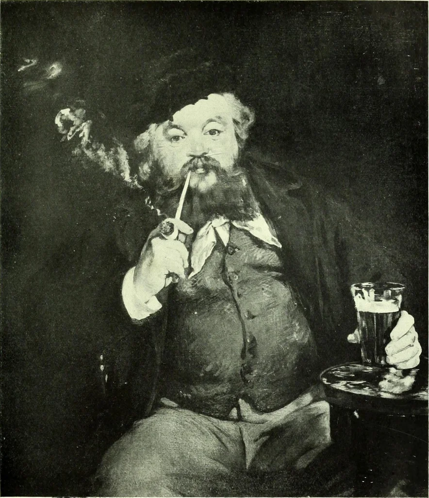 An illustration from Manet and the French impressionists: Pissarro--Claude Monet--Sisley--Renoir--Berthe Morisot--Cézanne--Guillaumin, 1910, leaf 102