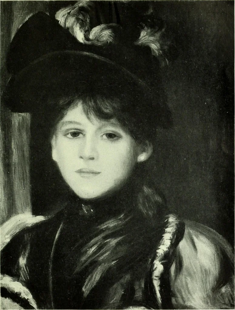 An illustration from Manet and the French impressionists: Pissarro--Claude Monet--Sisley--Renoir--Berthe Morisot--Cézanne--Guillaumin, 1910, leaf 230