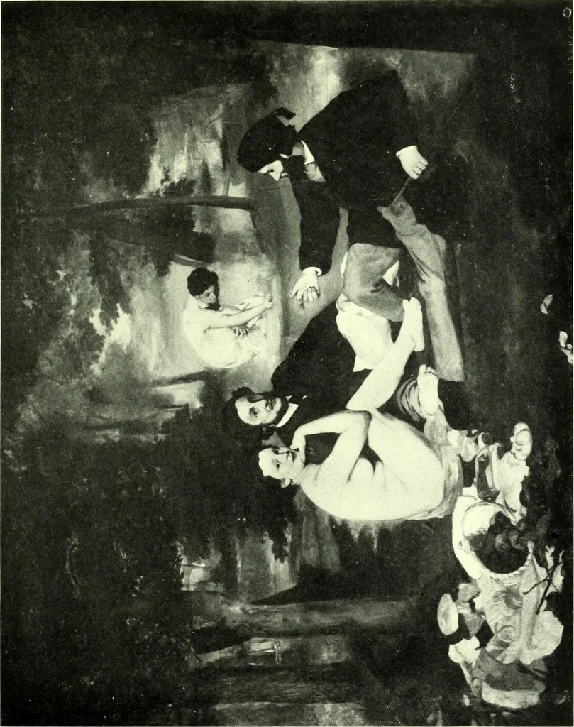 An illustration from Manet and the French impressionists: Pissarro--Claude Monet--Sisley--Renoir--Berthe Morisot--Cézanne--Guillaumin, 1910, leaf 44
