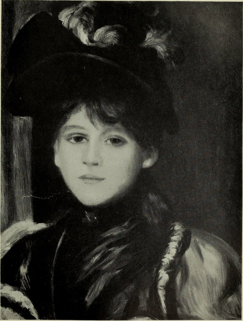 An illustration from Manet and the French impressionists: Pissarro--Claude Monet--Sisley--Renoir--Berthe Morisot--Cézanne--Guillaumin, 1910, leaf 228