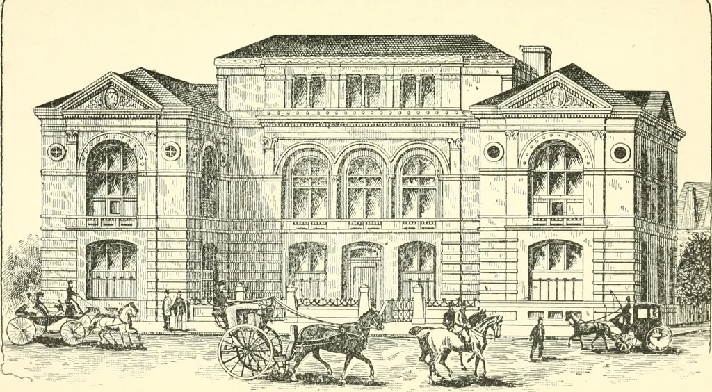 An illustration from Manhattan: historic and artistic; a six day tour of New York city;, 1892, leaf 126