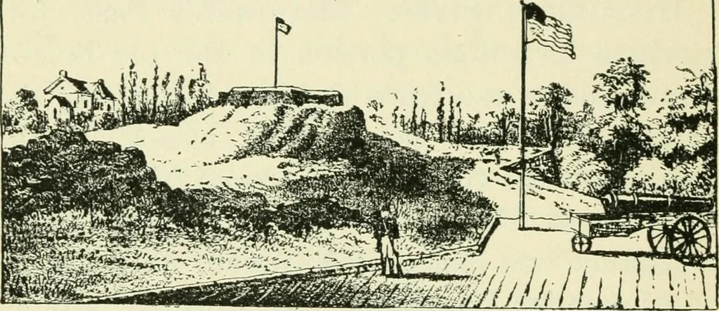 An illustration from Manhattan: historic and artistic; a six day tour of New York city;, 1892, leaf 179