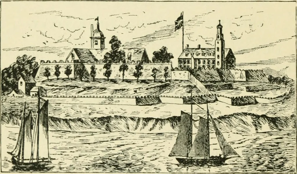 An illustration from Manhattan: historic and artistic; a six day tour of New York city;, 1892, leaf 19