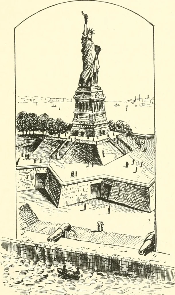 An illustration from Manhattan: historic and artistic; a six day tour of New York city;, 1892, leaf 198
